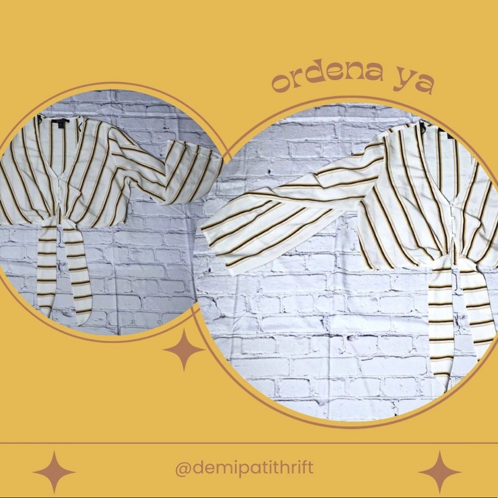 Cropped blouse (white)